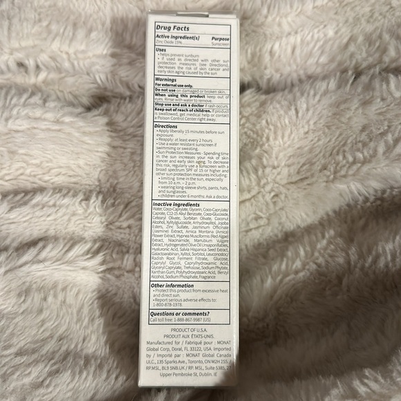 Monat Sun Veil Sun Screen SPF 30 All Skin Types 1.7 Fl oz - Picture 2 of 3